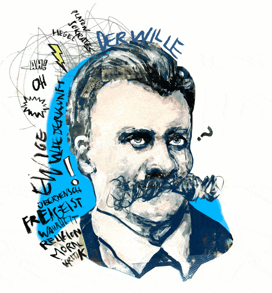 04 portrait nietzsche klein